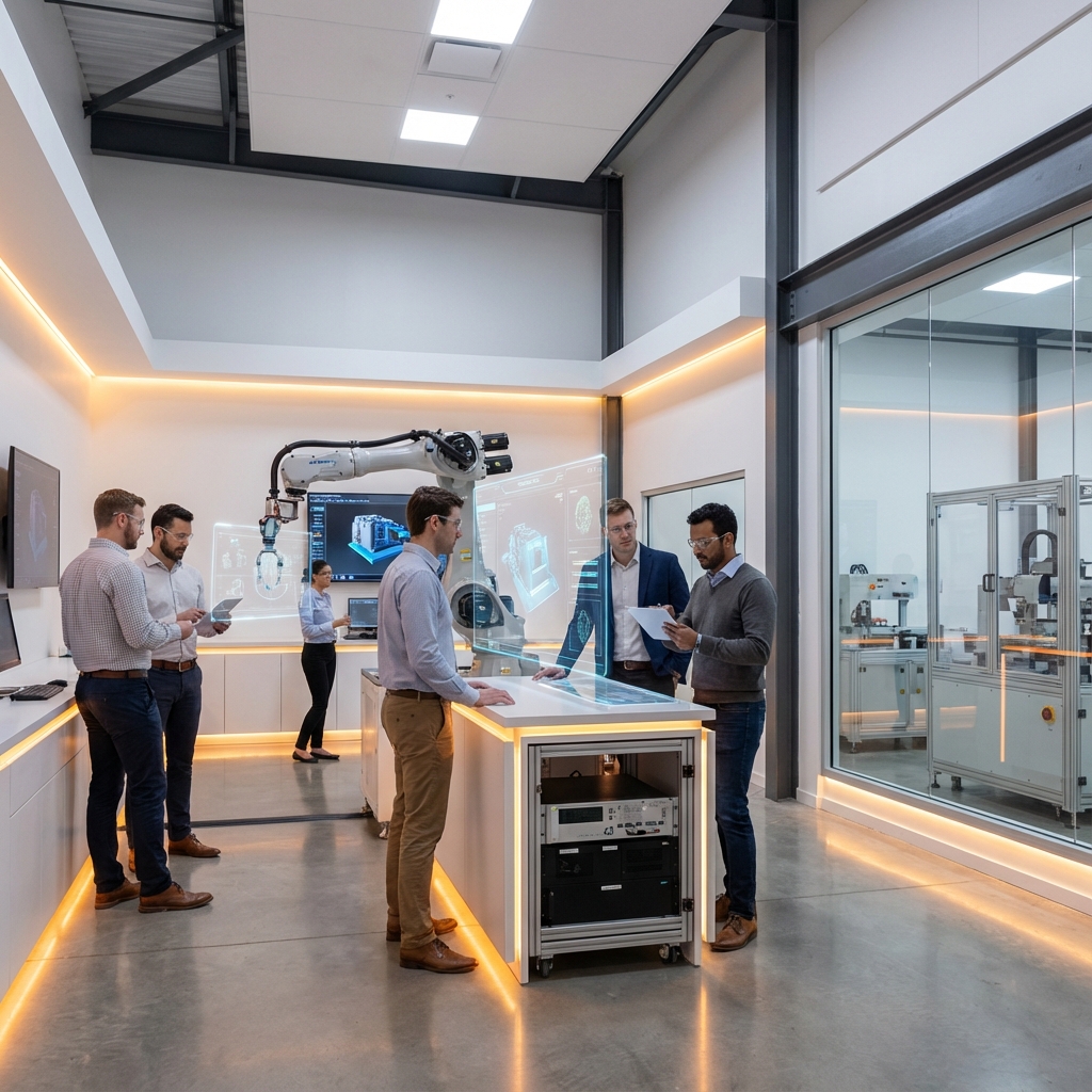 白垩纪AI创新实验室 - 研发团队工作场景